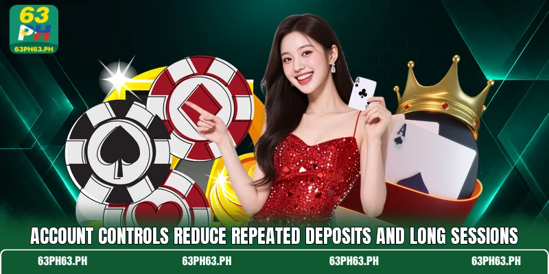 Account controls reduce repeated deposits and long sessions