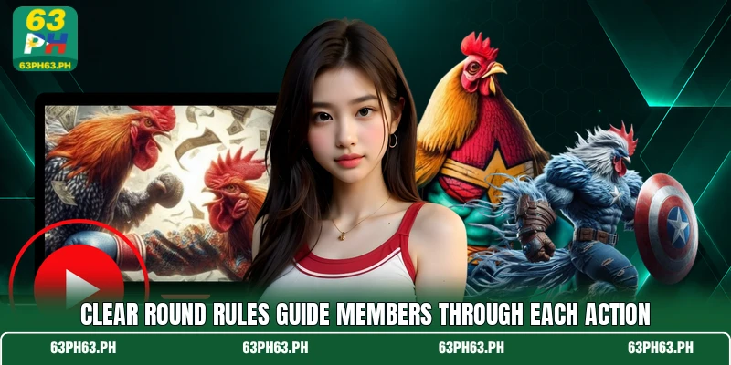 Clear round rules guide members through each action