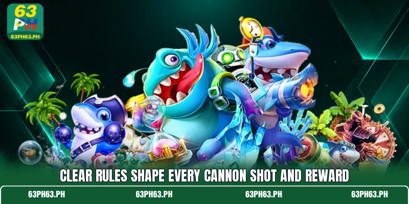 Clear rules shape every cannon shot and reward