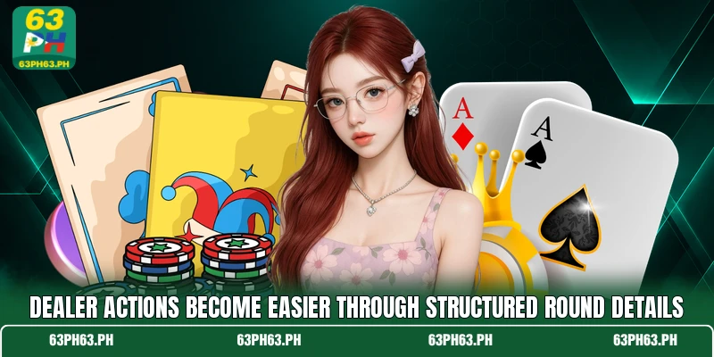 Dealer actions become easier through structured round details Dealer actions become easier through structured round details