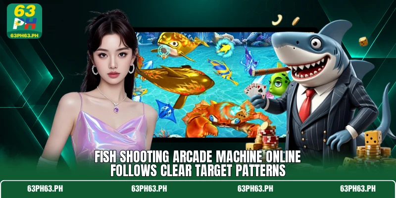 Fish shooting arcade machine online follows clear target patterns