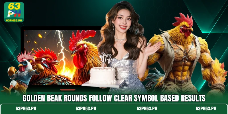 Golden beak rounds follow clear symbol based results Golden beak rounds follow clear symbol based results
