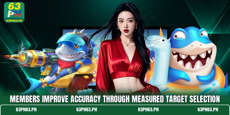 Members improve accuracy through measured target selection Members improve accuracy through measured target selection