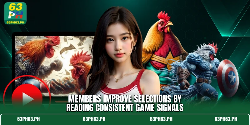 Members improve selections by reading consistent game signals