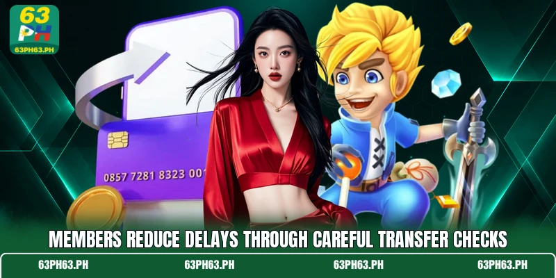 Members reduce delays through careful transfer checks