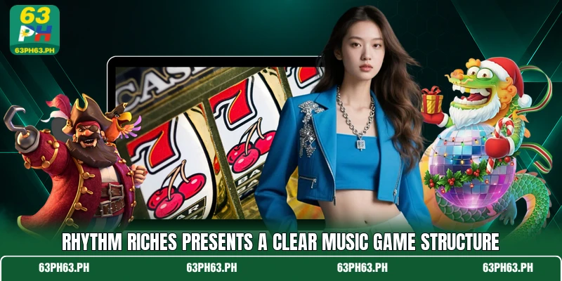 Rhythm Riches presents a clear music game structure
