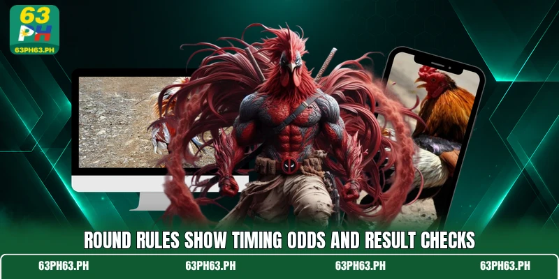 Round rules show timing odds and result checks Round rules show timing odds and result checks