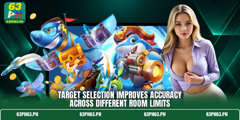 Target selection improves accuracy across different room limits